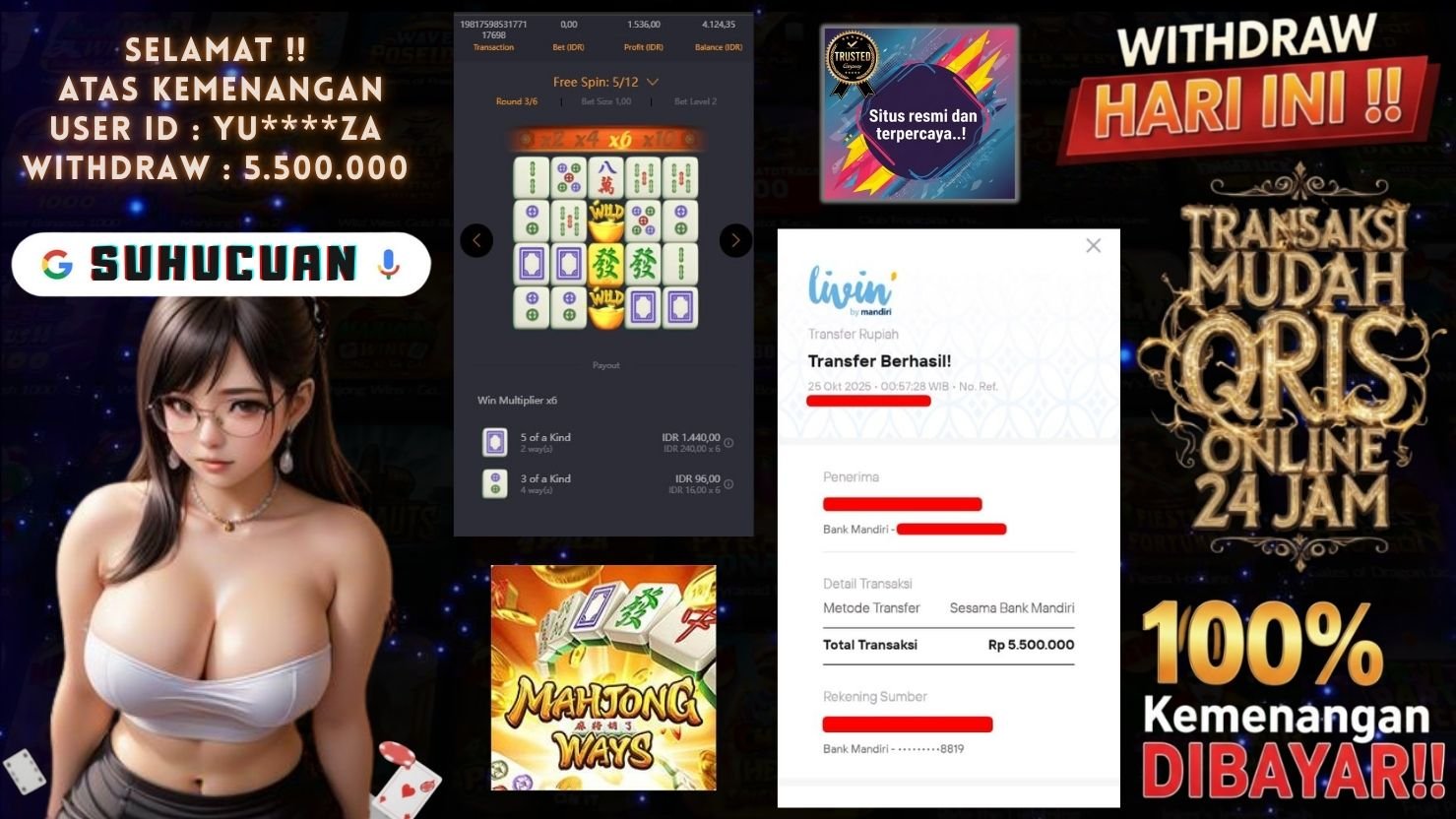 SUHUCUAN JACKPOT SLOT MAHJONG WAYS